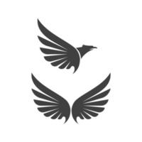 Falcon wing icon Template vector