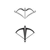 Crossbow Vector icon design illustration