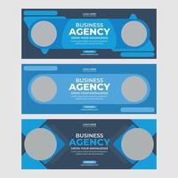 Corporate and business social media post banner vector