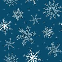 Snowflake pattern. Geometric snowflakes are perfect for backgrounds, fabrics, wrapping paper vector