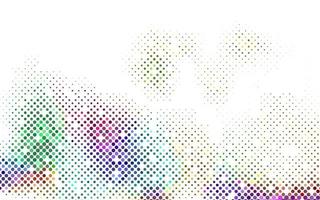 Multicolor Circle Halftone style. Abstract Texture, Glitter isolated on white background. Vector Illustration