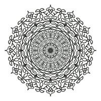 ornamental round ornament vector