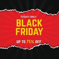 black friday sale background template vector