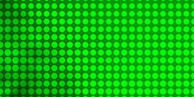 Light Green vector template with circles.