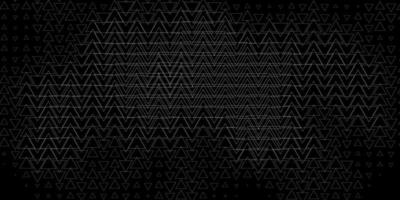 Dark Gray vector layout with lines, triangles.
