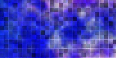 Light Pink, Blue vector background with rectangles.