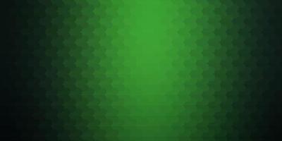 Telón de fondo de vector verde oscuro con líneas.