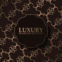 luxury dark seamless pattern background vector