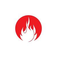 Fire flame icon and symbol vector illustration