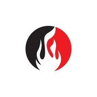 Fire flame icon and symbol vector illustration