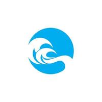 Water wave icon vector illustration