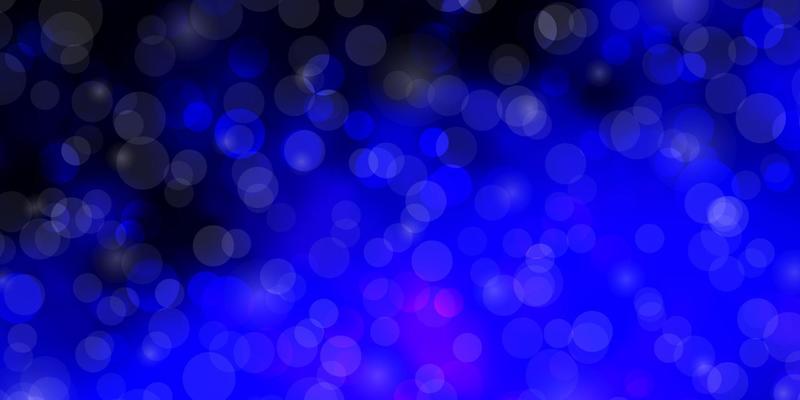 Dark BLUE vector layout with circles.
