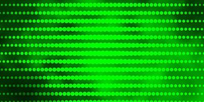 Light Green vector pattern with circles.