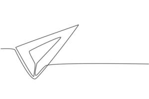 Regla triangular de acero inoxidable de dibujo continuo de una línea. herramienta de medición para medir la longitud. regreso a la escuela concepto mínimo dibujado a mano. Diseño de dibujo de una sola línea para ilustración gráfica de vector de educación