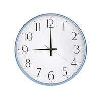 Three hours on the round clock photo