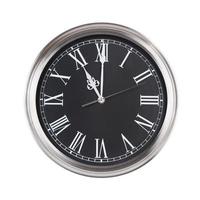 Exactly eleven hours on a round dial photo