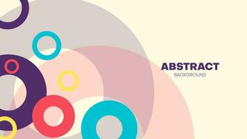 abstract colorful circular background vector