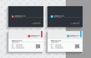 Creative and Modern Business Card Template. Stationery Design, Flat Design, Print Template, Vector illustration