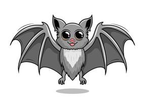 Bat Cartoon Isolated Vampire Bat Illustrations vector