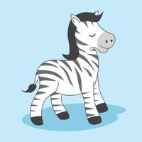 Zebra Cartoon Illustrations vector