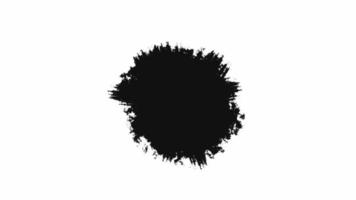 Animated Black Paint Brush Background