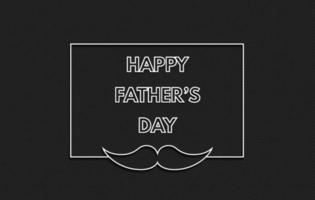 Happy Father's Day Poster Card Background Vector Illustration