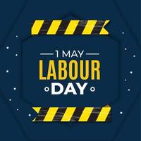 1 May Labour Day Background Vector Illustration