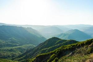 Georgian mountain landscape photo