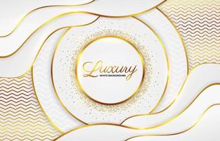 Luxury White Gold Background vector