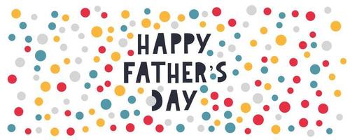 Happy father's day. Lettering. Banner Sale Brush text pattern vector