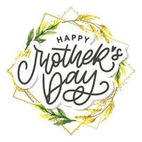 Elegant greeting card design with stylish text Mother s Day on colorful flowers decorated background. vector