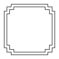 marco abstracto sobre fondo blanco. ilustración vectorial vector