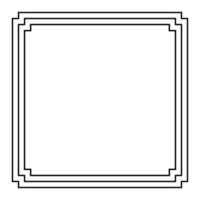 Abstract frame on White background. Vector Illustration