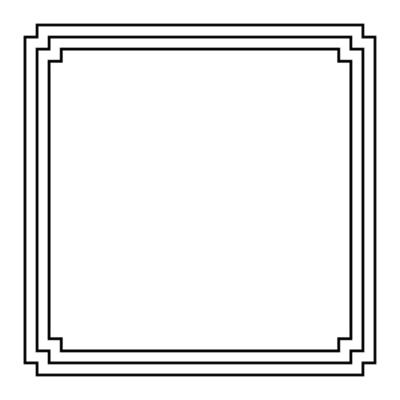 Abstract frame on White background. Vector Illustration