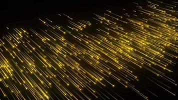 gold meteor particle background loop animation video