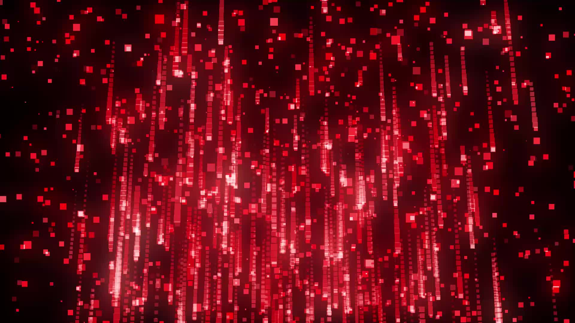 red square particle fall background loop animation 3516226 Stock Video