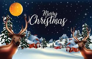 Celebrate Merry Christmas Background Concept vector