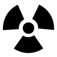 Radiation Hazard Symbol Sign Isolate On White Background,Vector Illustration EPS.10 vector