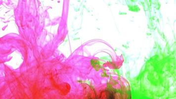 Abstract Colorful Color Paint Ink Psychedelic Blast Movement video