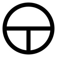 On Off Push-Button Symbol Sign On White Background vector