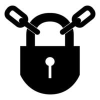 PPE Icon.Keep Locked Symbol Sign Isolate On White Background vector