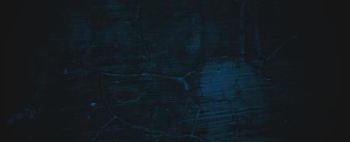 Grunge Navy Dark Blue Background. Blue wall Scary. Black or blue cement texture photo