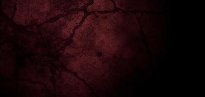 Old Grunge Background, Dark Cement With Cracks photo