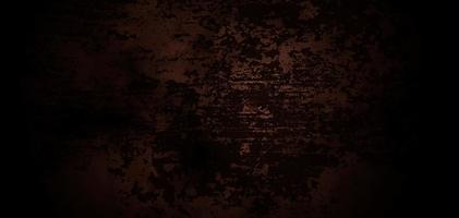 Old Grunge Background, Dark Cement With Cracks photo