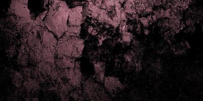 Dark maroon shabby walls. Scary cement texture photo