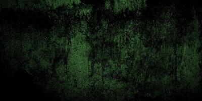 Dark green shabby walls. Scary cement texture photo