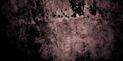 Dark maroon shabby walls. Scary cement texture photo