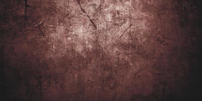 Shabby concrete walls full of scary scratches photo