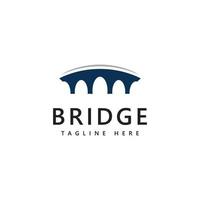 Bridge logo icon design template vector