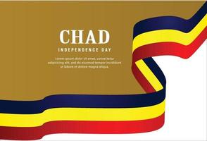 Happy independence day of Chad. template, background. Vector illustration